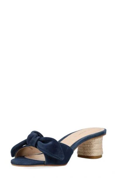 Pelle Moda Eaden Slide Sandal In Blue