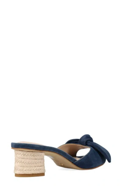 Pelle Moda Eaden Slide Sandal In Blue