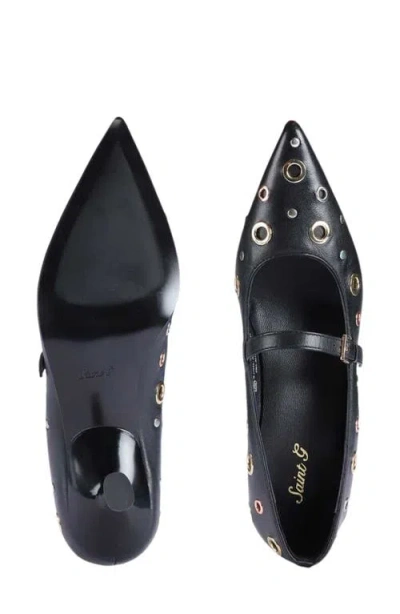 Saint G Cosima Pointed Toe Mary Jane Pump In Multi
