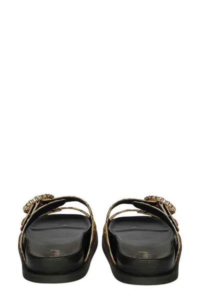 Saint G Ishie Genuine Calf Hair Slide Sandal In Multi