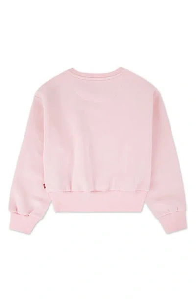 Levi's Kids' Meet & Greet Western Graphic Sweatshirt In Pink