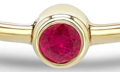 Zoë Chicco Opal Stacking Ring In Gold