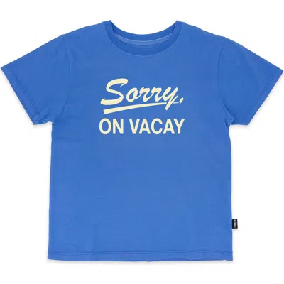 Feather 4 Arrow Kids' On Vacation Cotton Graphic T-shirt In Burgundy