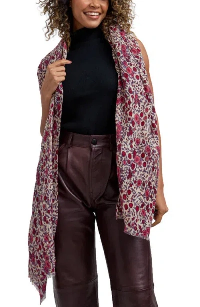 Lily And Lionel London Karen Aster Floral Scarf In Multi