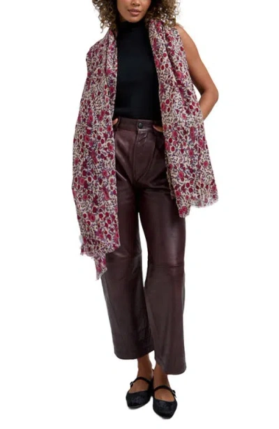 Lily And Lionel London Karen Aster Floral Scarf In Multi