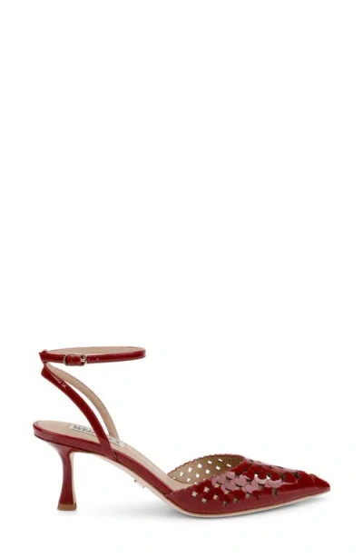 Badgley Mischka Omelia Ankle Strap Pump In Multi