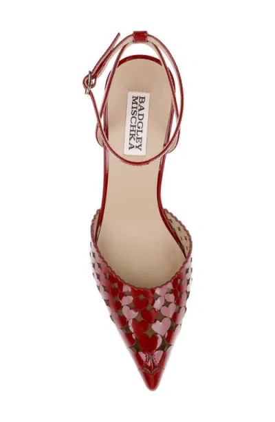 Badgley Mischka Omelia Ankle Strap Pump In Multi