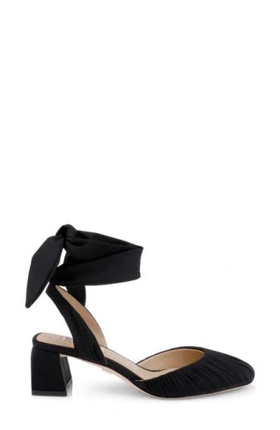 Badgley Mischka Ofelia Ankle Tie Pump In Multi
