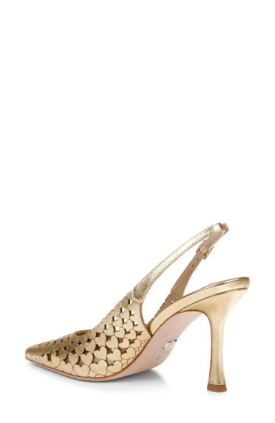 Badgley Mischka Onna Slingback Pump In Gold