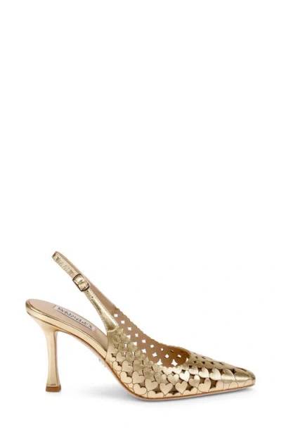 Badgley Mischka Onna Slingback Pump In Gold