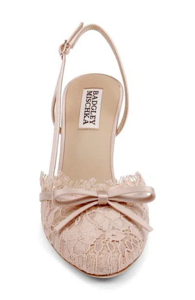 Badgley Mischka Oakville Slingback Pump In Pink
