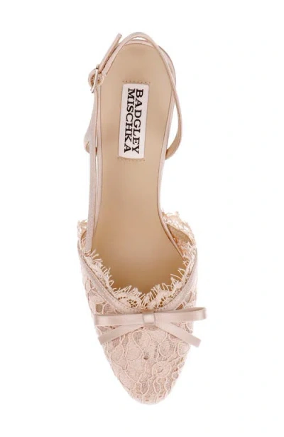 Badgley Mischka Oakville Slingback Pump In Pink