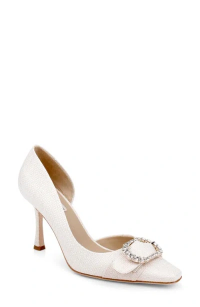 Badgley Mischka Odyssey Half D'orsay Pump In Neutral