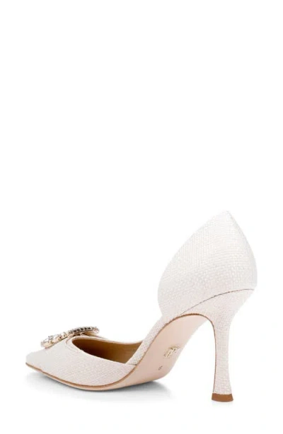 Badgley Mischka Odyssey Half D'orsay Pump In Neutral