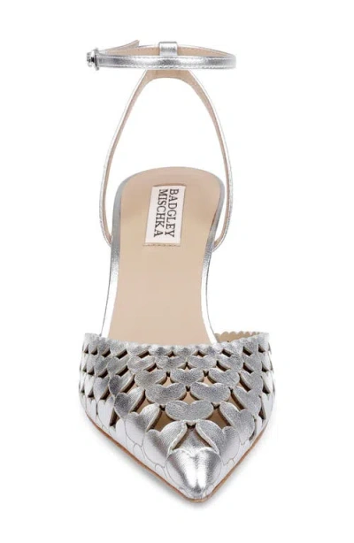 Badgley Mischka Omelia Ankle Strap Pump In Multi