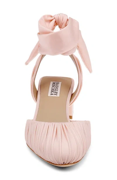 Badgley Mischka Ofelia Ankle Tie Pump In Multi