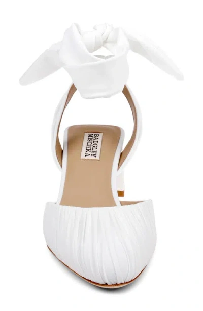 Badgley Mischka Ofelia Ankle Tie Pump In Multi