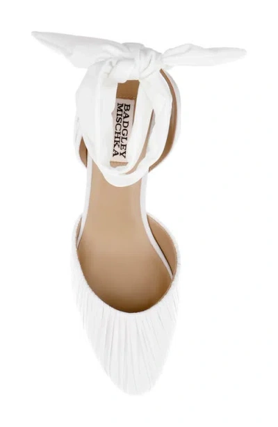 Badgley Mischka Ofelia Ankle Tie Pump In Multi