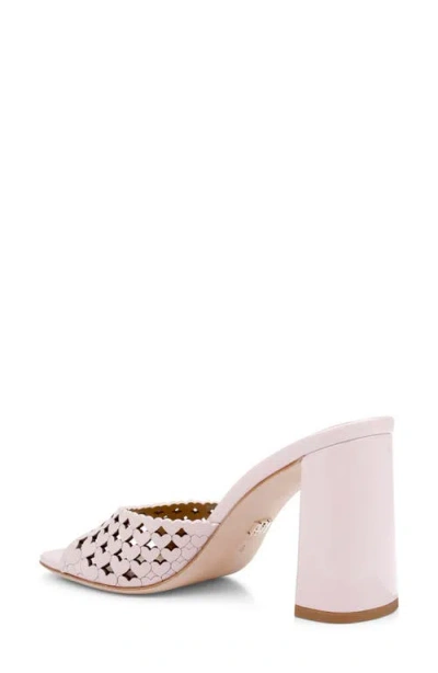 Badgley Mischka Omni Laser-cut Heart Sandal In Pink
