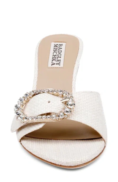 Badgley Mischka Odetta Sandal In Neutral
