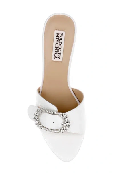 Badgley Mischka Odetta Sandal In White