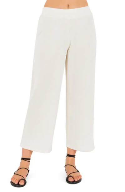 Hurley Positano Rib Ankle Wide Leg Pants In Multi