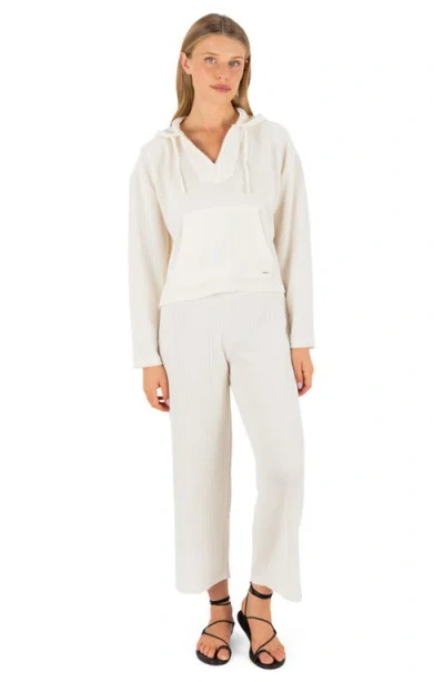 Hurley Positano Rib Ankle Wide Leg Pants In Multi