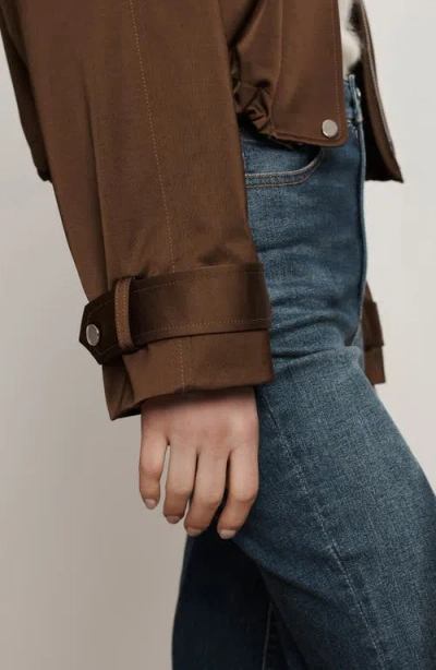 Veronica Beard Bateman Cotton Blend Jacket In Brown