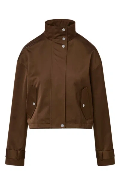 Veronica Beard Bateman Cotton Blend Jacket In Brown