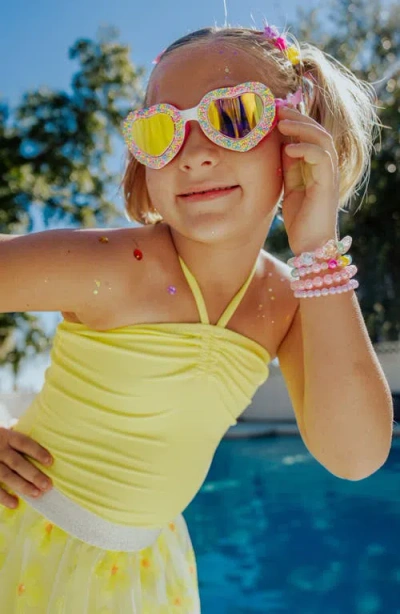 Bling2o Kids' Candy Heart Swim Goggles In Multi