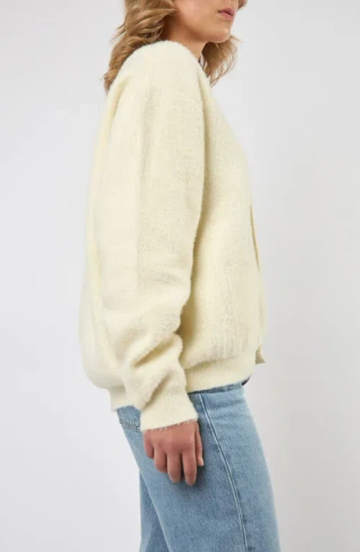 Viens Avec Moi V-neck Cardigan In Yellow