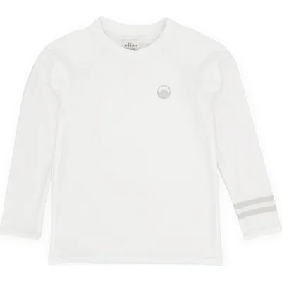 Feather 4 Arrow Kids' Icon Long Sleeve Rashguard In White