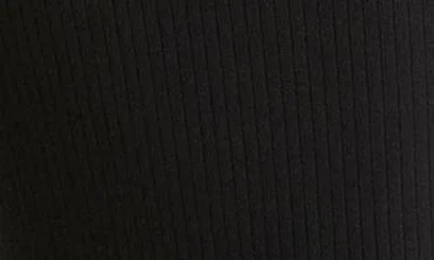 Vince Cozy Rib Skirt In Black