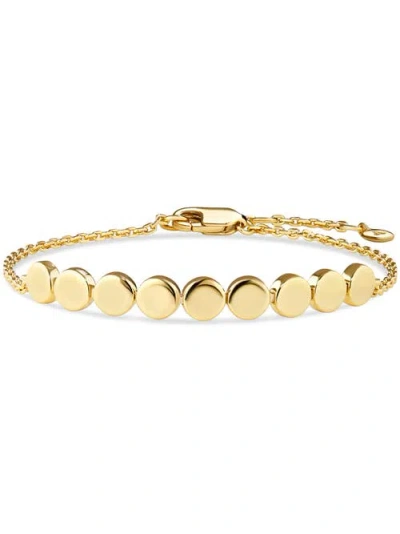 Devata Round Link Chain Bracelet In Gold
