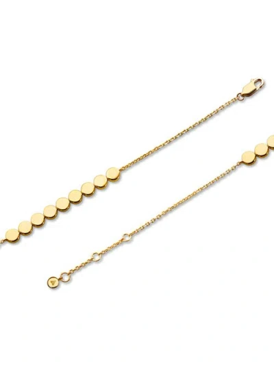 Devata Round Link Chain Bracelet In Gold