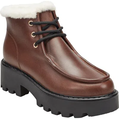 Marc Fisher Ltd Percy Suede Bootie In Brown