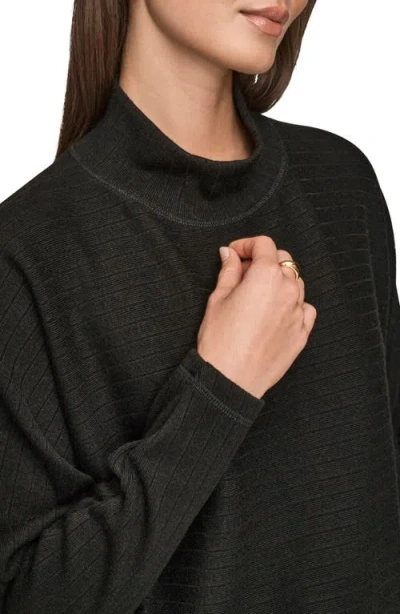 Donna Karan New York Mock Neck Sweater In Blue