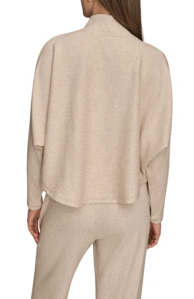 Donna Karan New York Mock Neck Sweater In Neutral