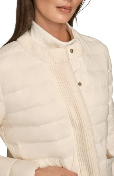 Donna Karan New York Nylon Down Jacket In Multi