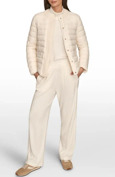 Donna Karan New York Nylon Down Jacket In Multi