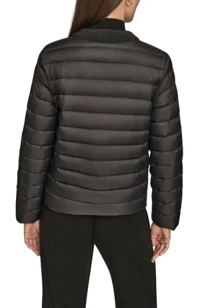 Donna Karan New York Nylon Down Jacket In Multi