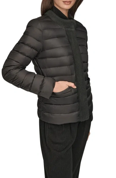 Donna Karan New York Nylon Down Jacket In Multi