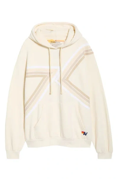 Aviator Nation Blaze Pullover Hoodie In Neutral