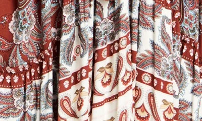 City Chic Lilah Love Paisley Maxi Dress In Multi