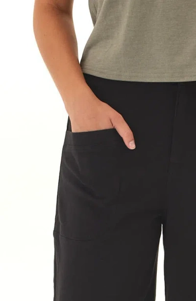 Threads 4 Thought Lauren Crop Barrel Stretch Twill Pants In Black