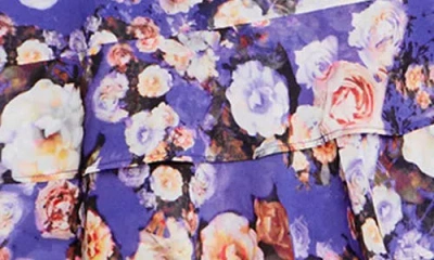 City Chic Charlee Floral Belted Dress In Multi