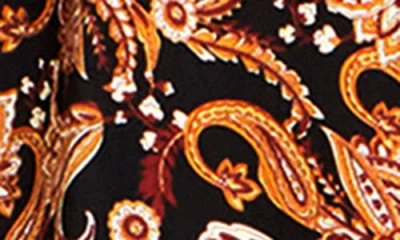 City Chic Makayla Print Top In Brown