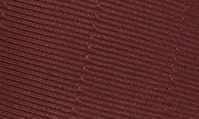 City Chic Lean In One-shoulder Rib Sweater In Red