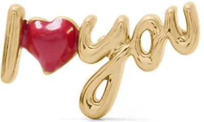 Kate Spade New York I Love You Stud Earrings In Gold