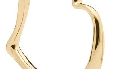 Kate Spade New York Heart Hoop Earrings In Gold